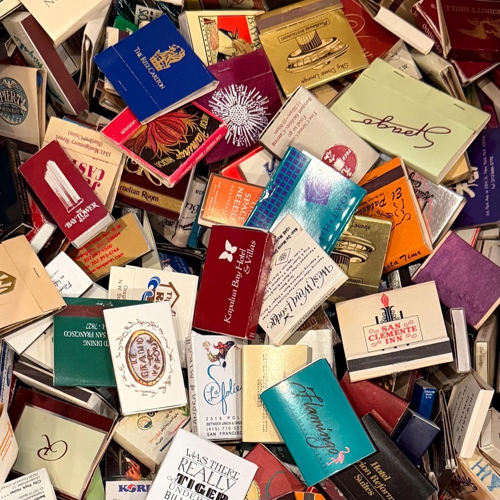 Vintage Matchbooks Variety Lot of 50 - Restaurants and Hotels Around the World - Picture 3 of 3